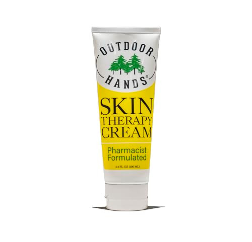 Outdoor Hands Skin Therapy Cream 34 oz PharmacistFormulated Hand Cream with Organic Oils Botanical Extracts Helps Repair