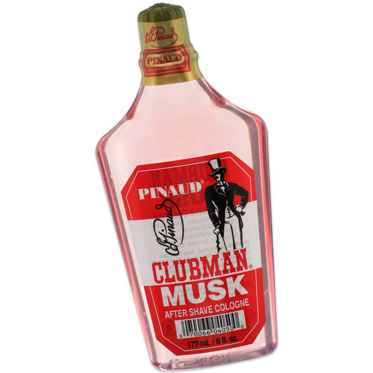Clubman Pinaud Musk After Shave Cologne  Refreshing Aftershave for Men Cologne for Smooth Skin, 6 oz