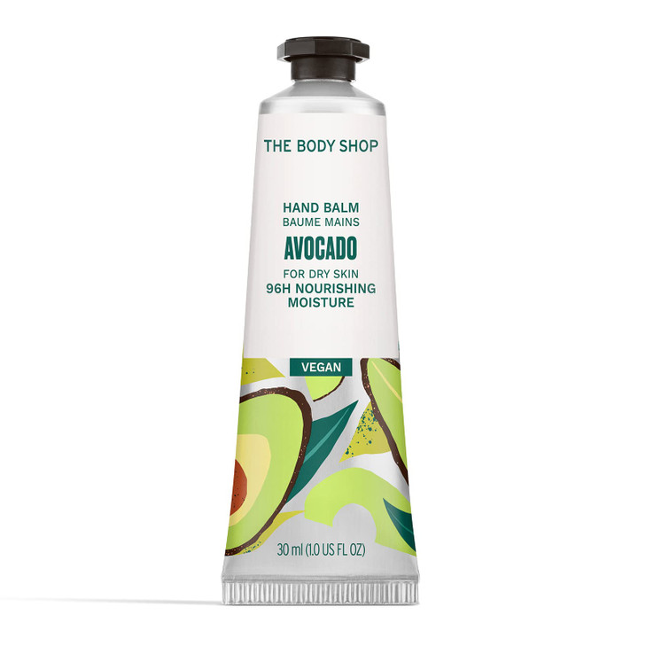 The Body Shop Avocado Hand Balm Nourishing for Dry Skin 96hr Moisture Vegan 1 oz