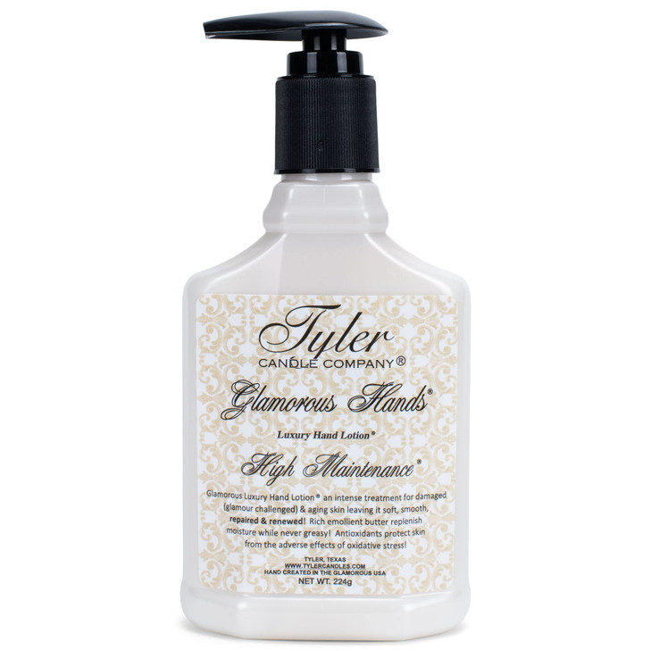 HIGH MAINTENANCE Tyler Hand Lotion Glamorous Personal Care Products by Tyler Candle