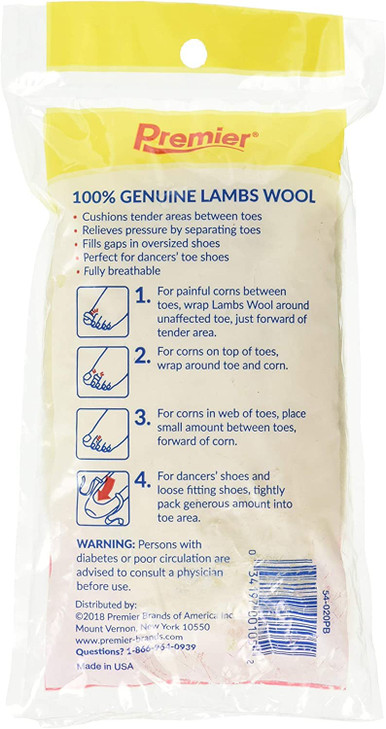 Premier Lambs Wool 38 oz Pack of 6