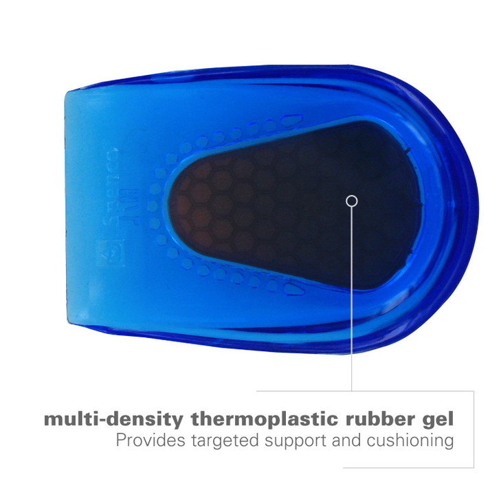 Spenco Gel Heel Cup Shoe Inserts for Pain Relief from Heel Spurs or Bruising MediumLarge