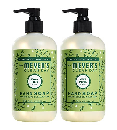MRS MEYERS CLEAN DAY Liquid Hand Soap Cruelty Free Iowa Pine Scent 125 oz Pack of 2