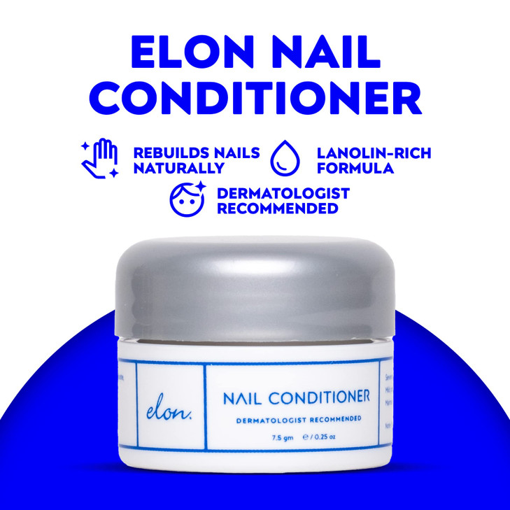 Elon LanolinRich Nail Conditioner Strengthens Nails Protects Cuticles Recommended by Dermatologists Podiatrists 75 g