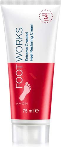 Avon Foot Works Maximum Strength Cracked Heel Cream Lot of 2