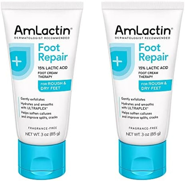 AmLactin Foot Cream Therapy 3 Ounce Pack of 2