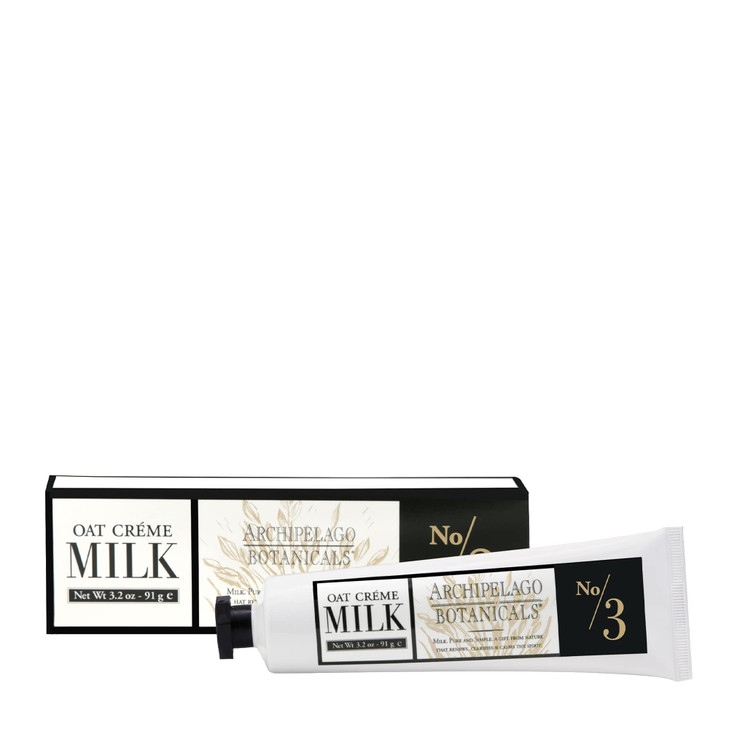 Archipelago Botanicals Oat Milk Hand Crme Rich and Lightly Scented Hand Lotion for Dry Skin Cuticles and Rough Spots Pre