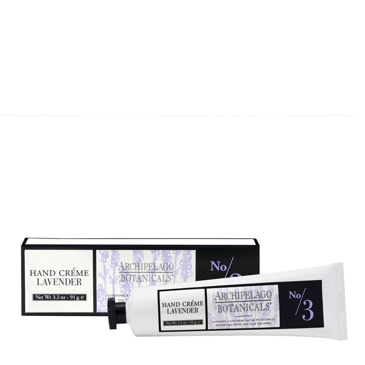 Archipelago Botanicals Lavender Hand Crme Rich and Lightly Scented Hand Lotion for Dry Skin Cuticles and Rough Spots Pre