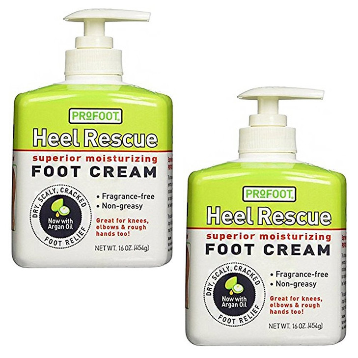 Profoot Care Heel Rescue Superior Moisturizing Foot Cream 16 Oz Pack of 2