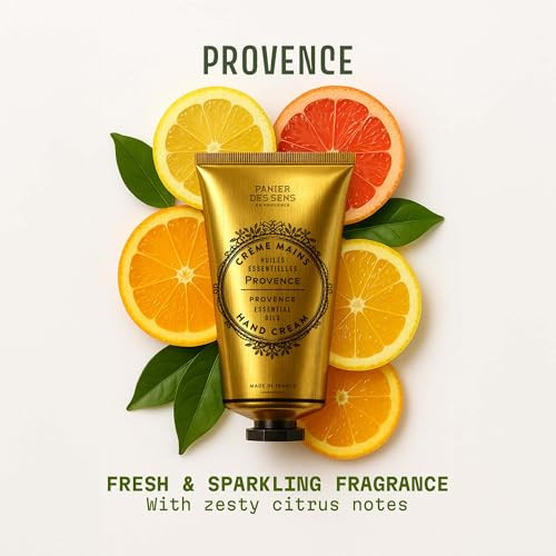 Panier des Sens Provence Hand Cream Nourishing Shea Butter Hand Cream for Dry Cracked Hands 97 Natural Ingredients Derma