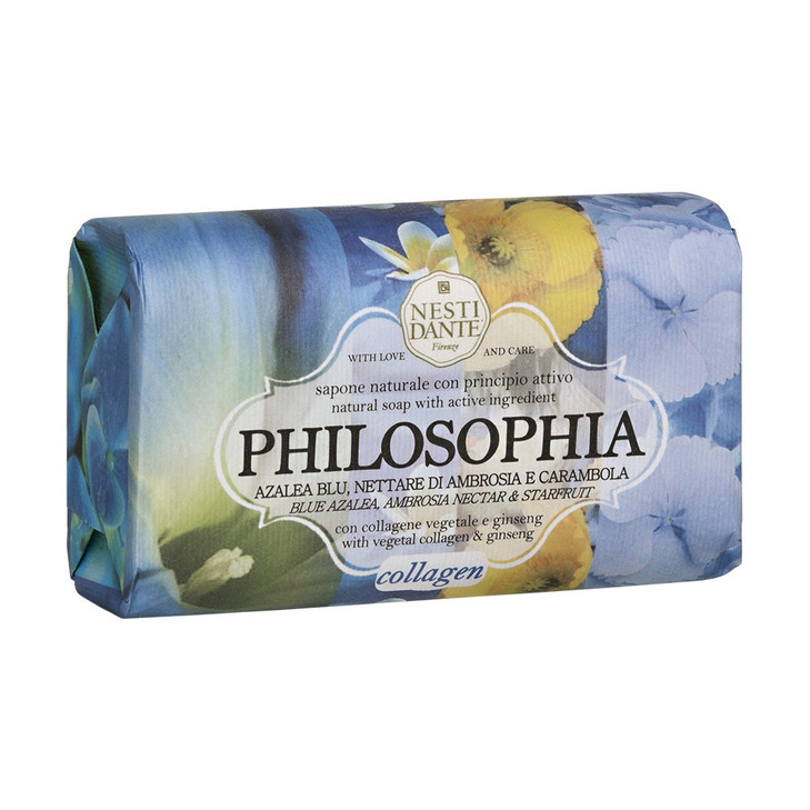 Nesti Dante Philosophia Natural Soap, Collagen/Blue Azalea/Ambrosia Nectar and Starfruit With Vegetal Collagen and Ginseng, 8.8 Ounce online at globaldelivered