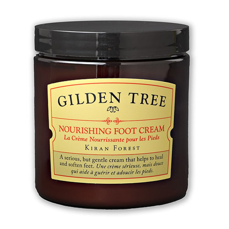 GILDEN TREE Nourishing Foot Cream with Organic Aloe Vera and Shea Butter 8 ounce jar Heals Dry Skin Cracked Heels Callus