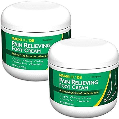 MagniLife DB Pain Relieving Foot Cream Calming Relief for Burning Tingling Shooting Stabbing Foot Pain Moisturizing Foot