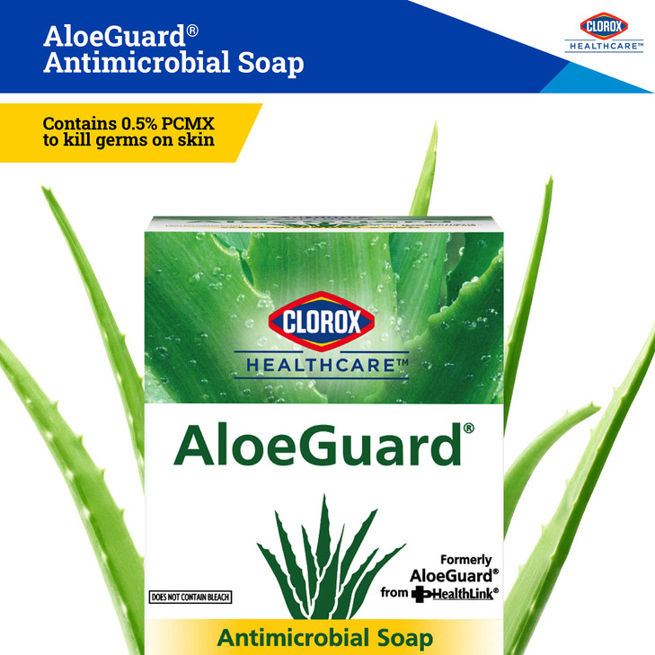 Clorox Healthcare AloeGuard Antimicrobial Hand Soap Refill Bag Liquid Hand Wash with Aloe Vera and Vitamin E for Everyda