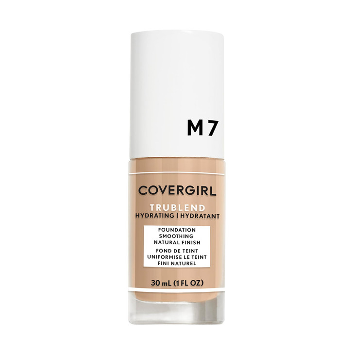 COVERGIRL truBlend Liquid Foundation Makeup Soft Honey M7, 1 oz (packaging may vary)