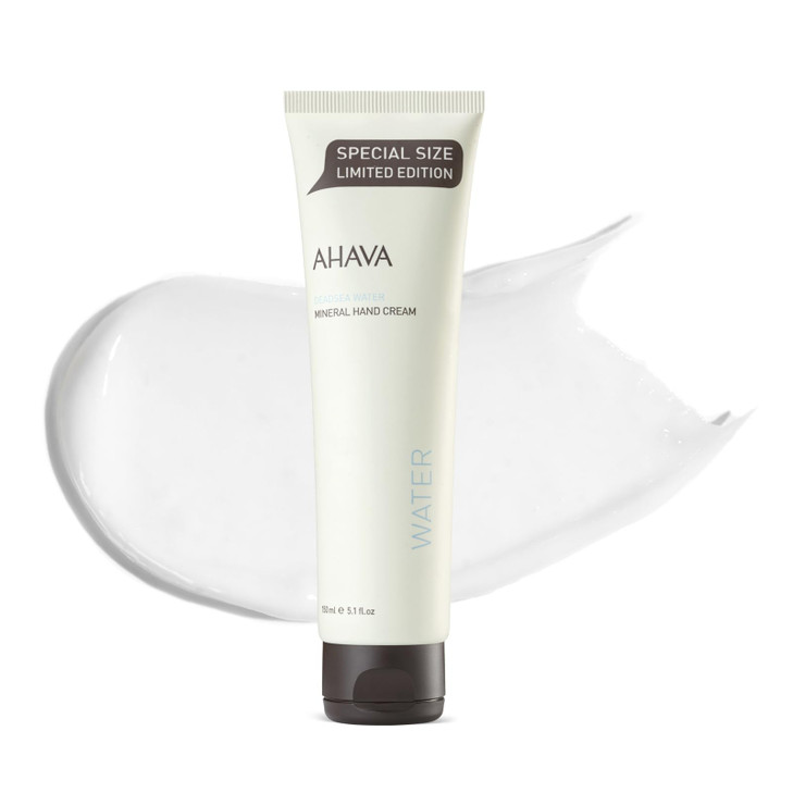 AHAVA Dead Sea Mineral Hand Cream Original Hand Moisturizer For Dry Cracked Hands Light and Fast Absorbing For All Skin