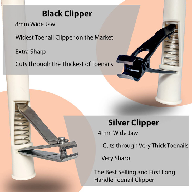 Long Handled Toenail Clippers for Seniors Thick Toenails Extended Nail Clippers for Seniors Extension Trimmer for Elderl