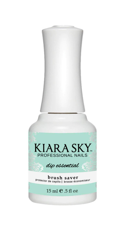KIARA SKY Dip Manicure Nail Liquid Essentials 05 fl oz Step 6 Brush Saver cleans brushes