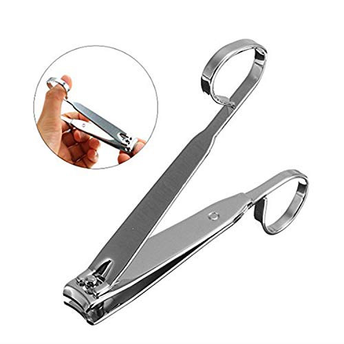 Shuiniba Scissor Grip Nail Clipper Sharp Stainless Steel Blade Clippers for Finger Nail Toe Nail Clippers Set for Women