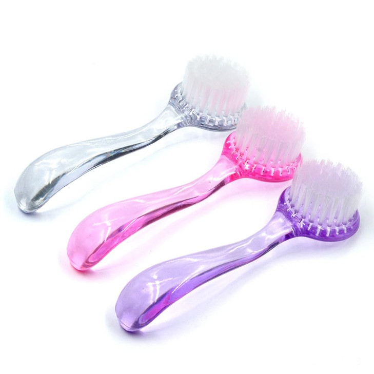 MEILINDS 6pc Nail Brush Set Cleaning Fingernails Toenails Grip Handle Nail Scrub Dust Brush for Manicure Pedicure