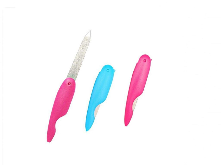 Sinen 3pcs Metal Folding Nail File Stainless Steel Fold Cuticle Professional Double Sided Files Nails Tool Set for Men a