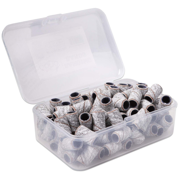 100 Pcs Large Nail Drill Bits Sanding Bands for Nail Drill Nail File for Acrylic Nail Gel Manicures Pedicure PANA Nail D