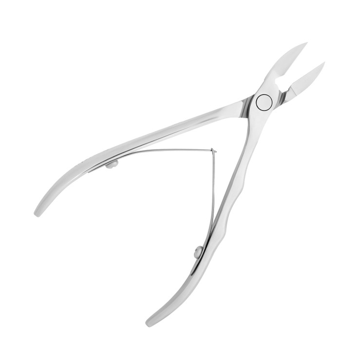 Staleks EXPERT 60 Nail Nippers 16 mm Long Blades with Heel Extended Grooved Handles for Precise Pedicure