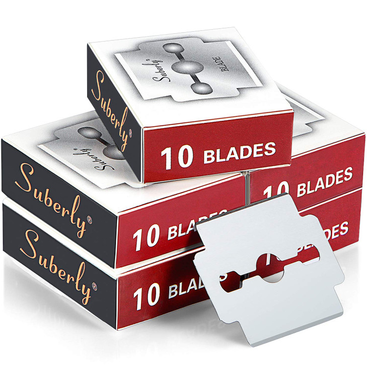 50 Pieces Callus Shaver Replacement Blades Corn Plane Stainless Steel Blades for Removing Callus Foot Care and Pedicure