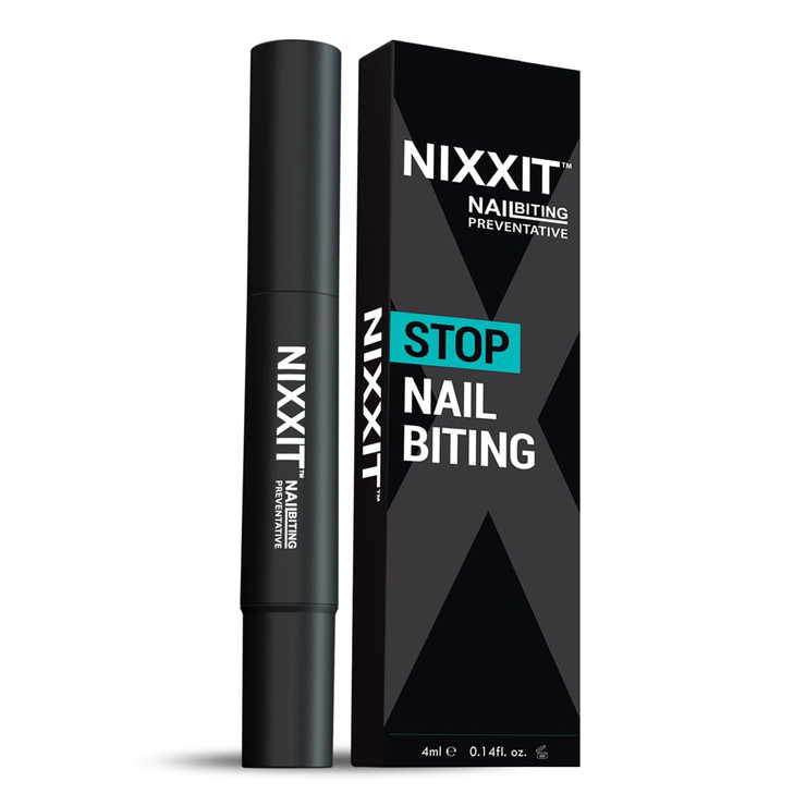 NIXXIT Nail Biting Treatment for Children and Adults Stop Nail Biting Pen and Thumb Sucking for Adults Kids Non Glossy B