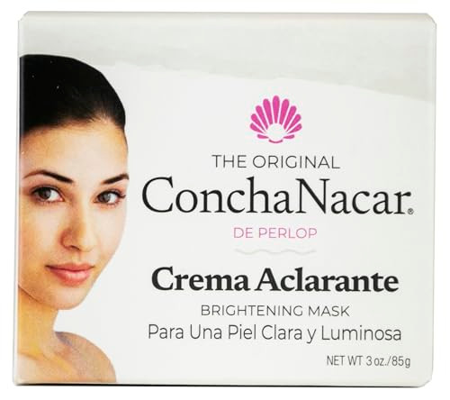 Concha Nacar Crema Aclarante No.3, Brightening Mask 3 oz, Reduces Appearance Of Spots And Scars | Crema Aclaradora Para Piel Manchas En Cara (Pack of