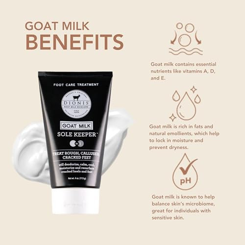 Dionis Goat Milk Footcare Lotion 2in1 Sole Keeper 4oz Pack of 1