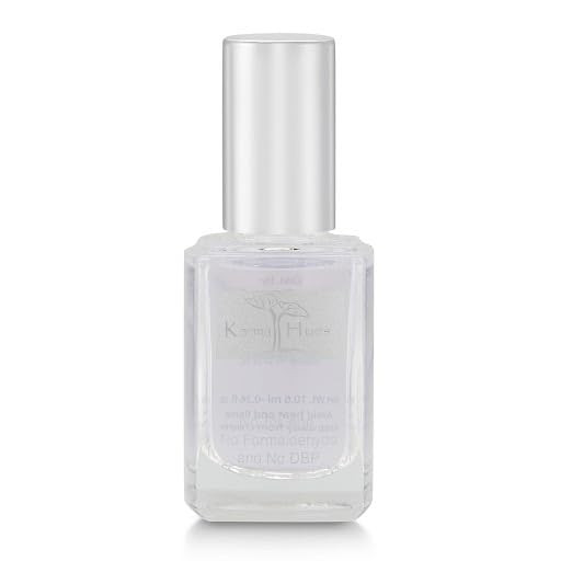 Karma Organic Nail Strengthener for Thin Nails and Growth Nail Ridge Filler Base Coat Polish Nail Hardener for Damaged N