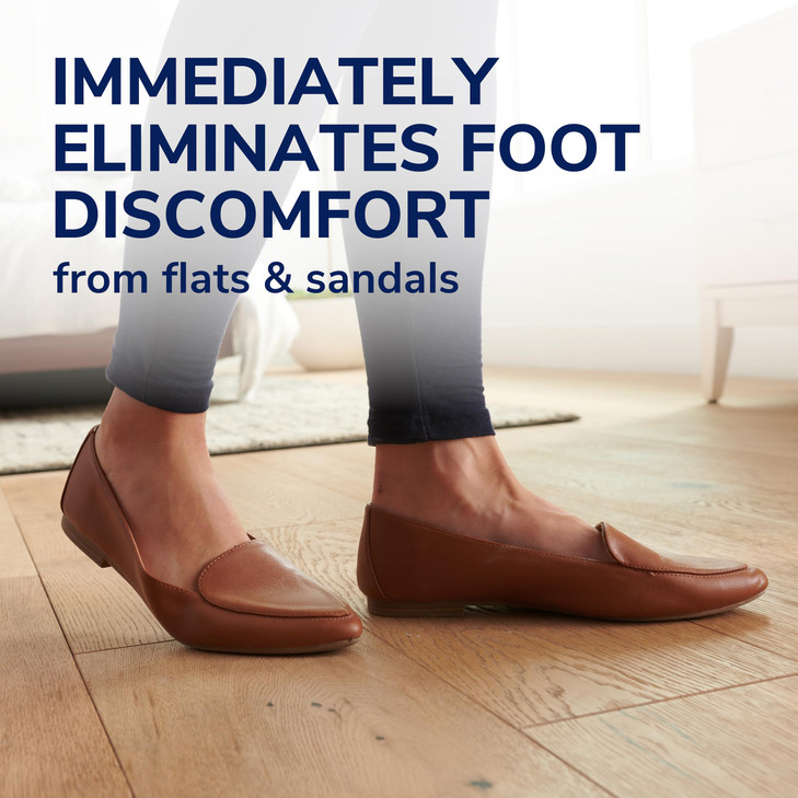 Dr Scholls Love Your Flats Sandals 34 Length Insoles for Women Shoe Size 610 AllDay Comfort Shoe Inserts for Women with