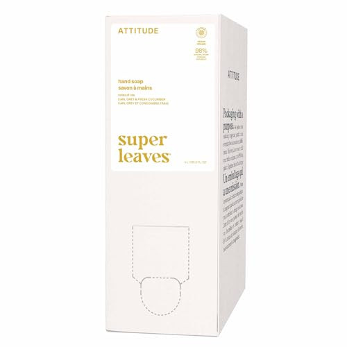 ATTITUDE Liquid Hand Soap EWG Verified Plant and MineralBased Vegan Personal Care Products Earl Grey Fresh Cucumber Scen