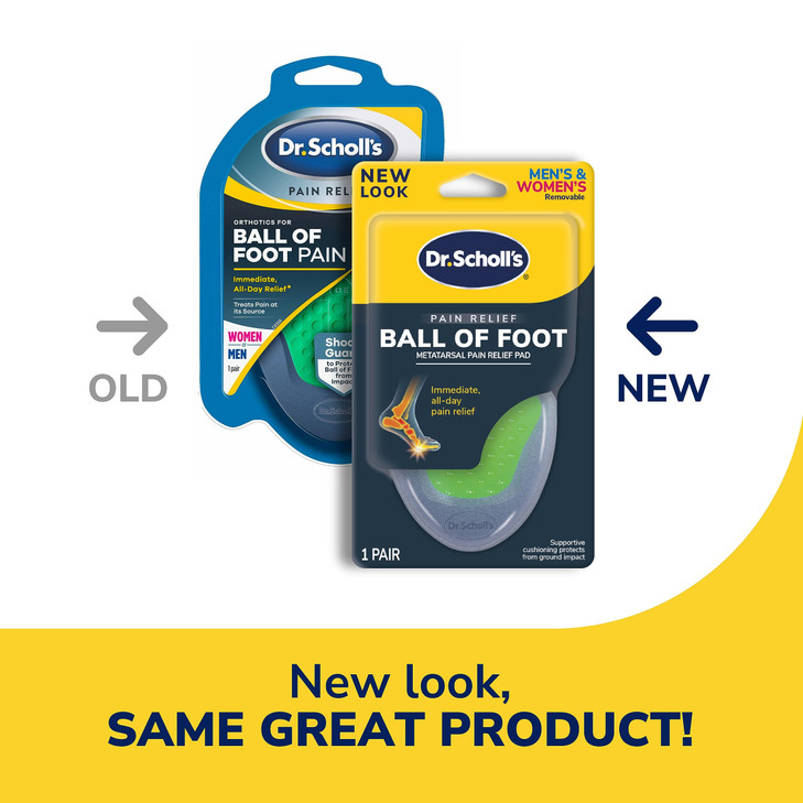 Dr Scholls Pain Relief Orthotics for Ball of Foot Pain 1 Pair One size fits all