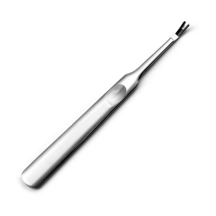 1 PCS Professional Silver Stainless Steel Finger Cuticle Cleaner Fork Pusher Nail Art Tools Manicure Pedicure Tools Dead