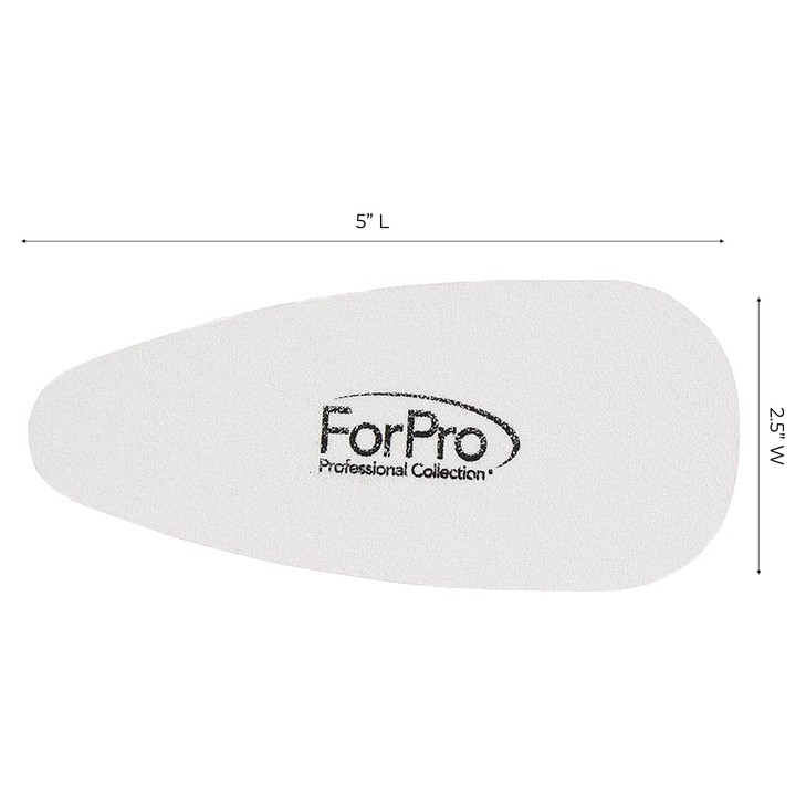 ForPro Professional Collection Amazing Pedi System Refill Strips White 80 Grit Pedicure File Refills 5 L x 25 W 20Count