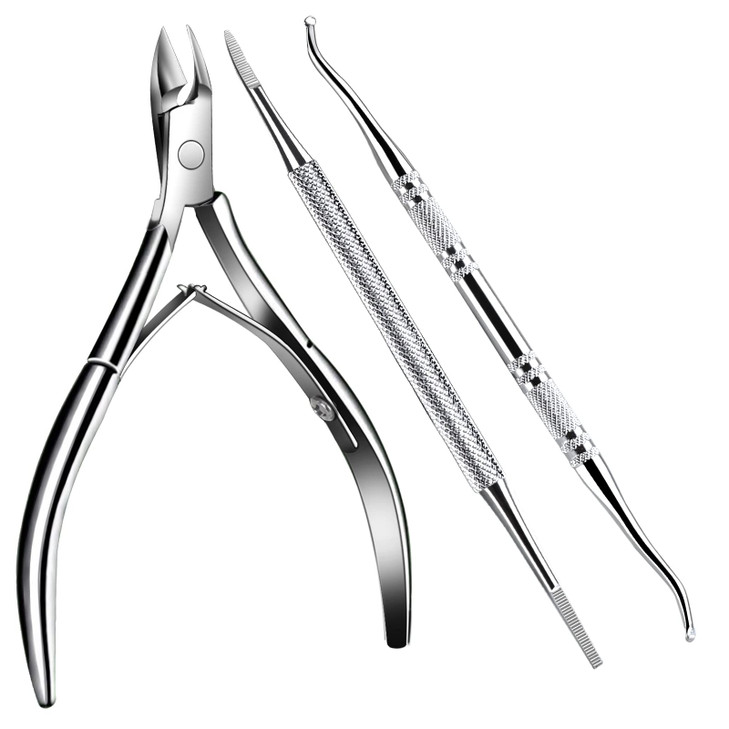 Teenitor Ingrown Toenail Tool Pedicure Tools for Feet Stainless Steel Ingrown Toenail Clippers Ingrown Toenail File and