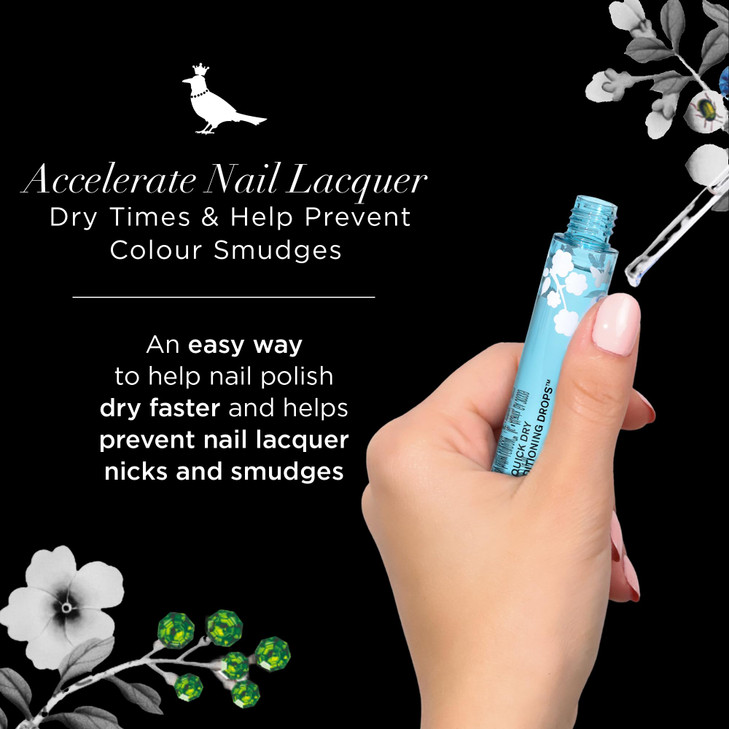 butter LONDON PD Quick Dry Conditioning Drops Cuticle Oil Nail Oil with Vitamin E Moisturizes Conditions Cuticles Nail B