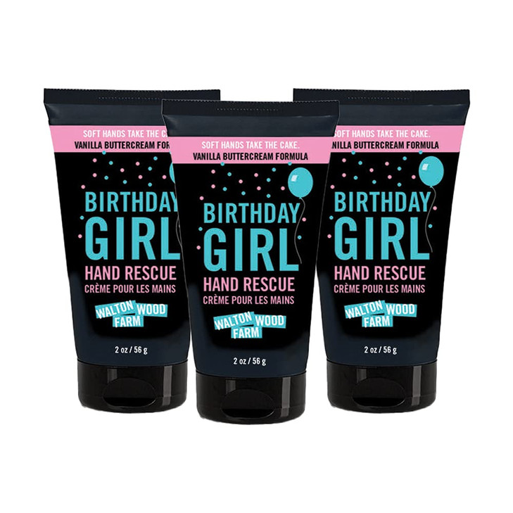 Walton Wood Farm 2 oz Hand Cream Birthday Girl 3 Pack
