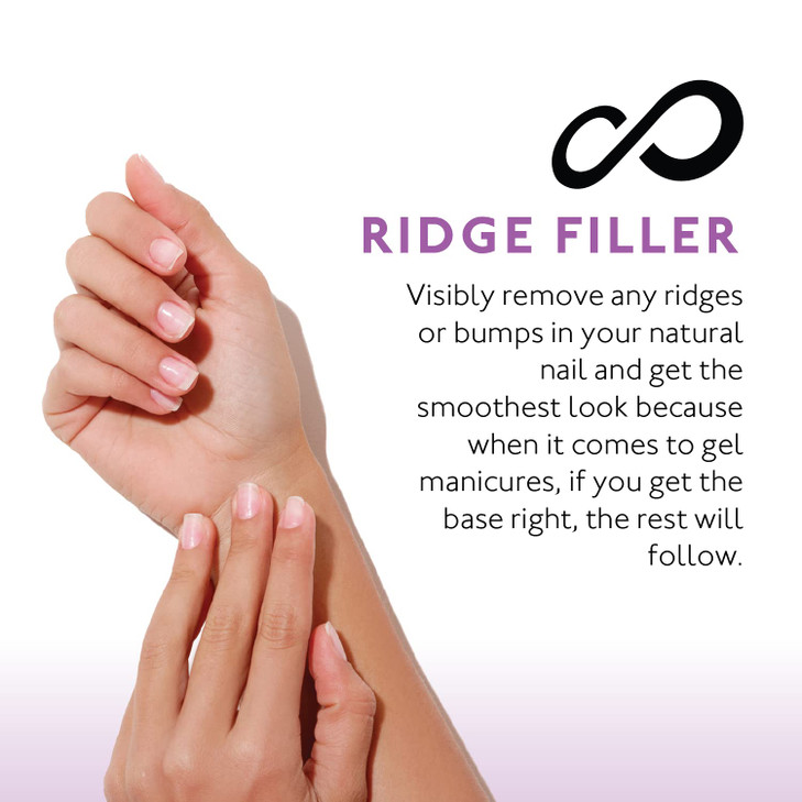 Eternal Ridge Filler Base Coat Nail Polish 135 mL Clear Nail Primer Treatment Ridge Filling Base Coat Strengthener for N