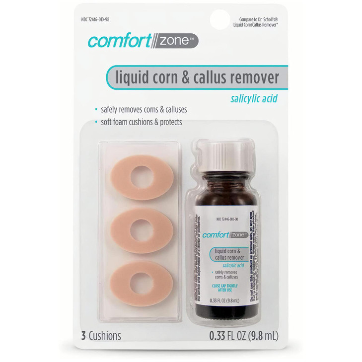Maximum Strength Liquid Corn Callus Remover for Feet Hands with Salicylic Acid Effective Corn and Callus Remover for Toe