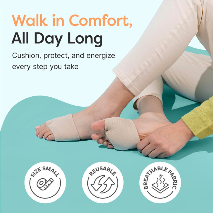 ZenToes Metatarsal Pads for Men and Women Ball of Foot Support Cushions for Sesamoiditis Metatarsalgia Mortons Neuroma 2