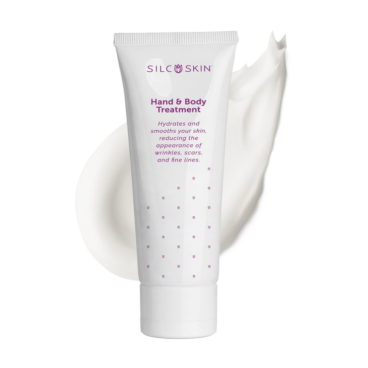 Silcskin Hand And Body Treatment Water Based Lotion For Crepey Skin And Fine Lines With Medical Grade Silicone Winter Sk