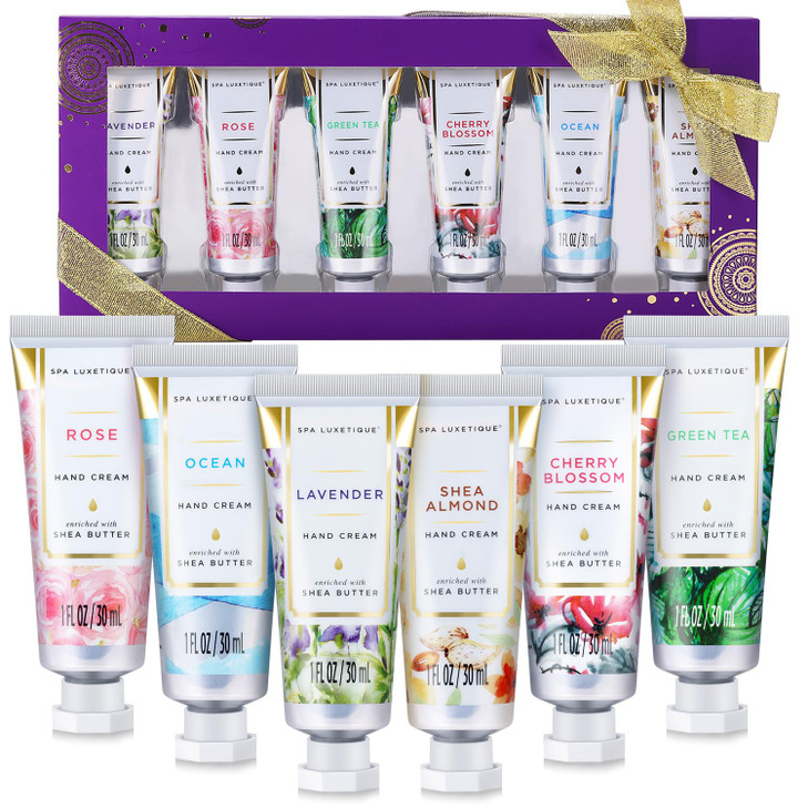 spa luxetique Hand Cream Gifts for Women Valentines Day Gifts Galentines for Her Hand Lotion with Natural Aloe and Vitam
