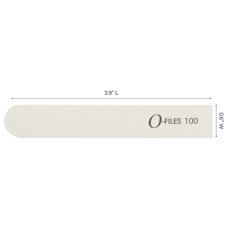 ForPro Professional Collection OFiles Replaceable File System White 100 Grit Manicure Nail File Refills 39 L x 6 W 50Cou