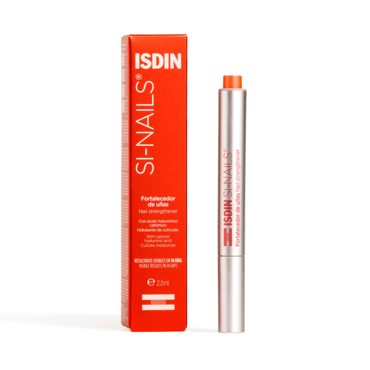 ISDIN SiNails Fast Absorbing Nail Strengthening and Hardening Serum for Nail Durability in Thin Nails made with Cationic