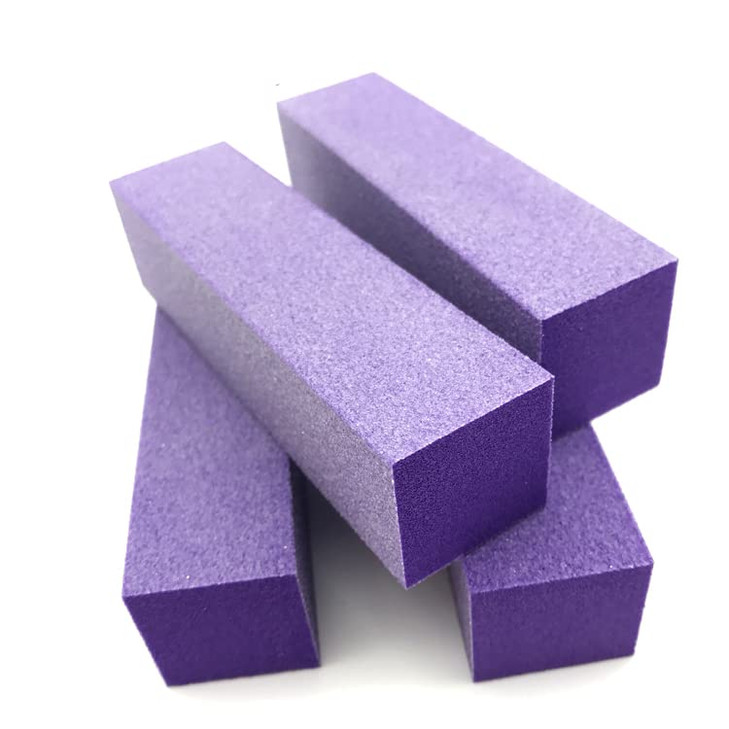 Tachibelle 10 pcs Premium Made in Korea Purple Buffer White 100180 Grit Premium 4Way Nail File Buffing Block