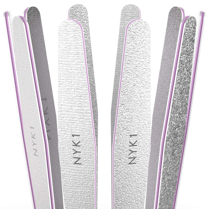 Professional Nail Files Emery Boards Pack of 10 Strong HIGH Quality Nails Files 100 180 Grit File Emery Boards for Nails