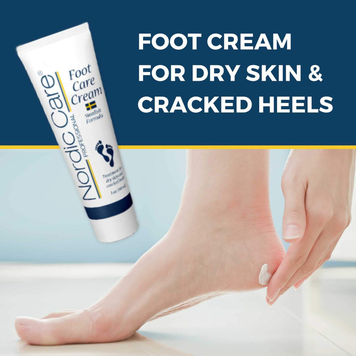 Nordic Care Foot Care Cream Intensive Repair Urea Glycerin Repairs Dry Feet Cracked Heels Noticeable Results In Days